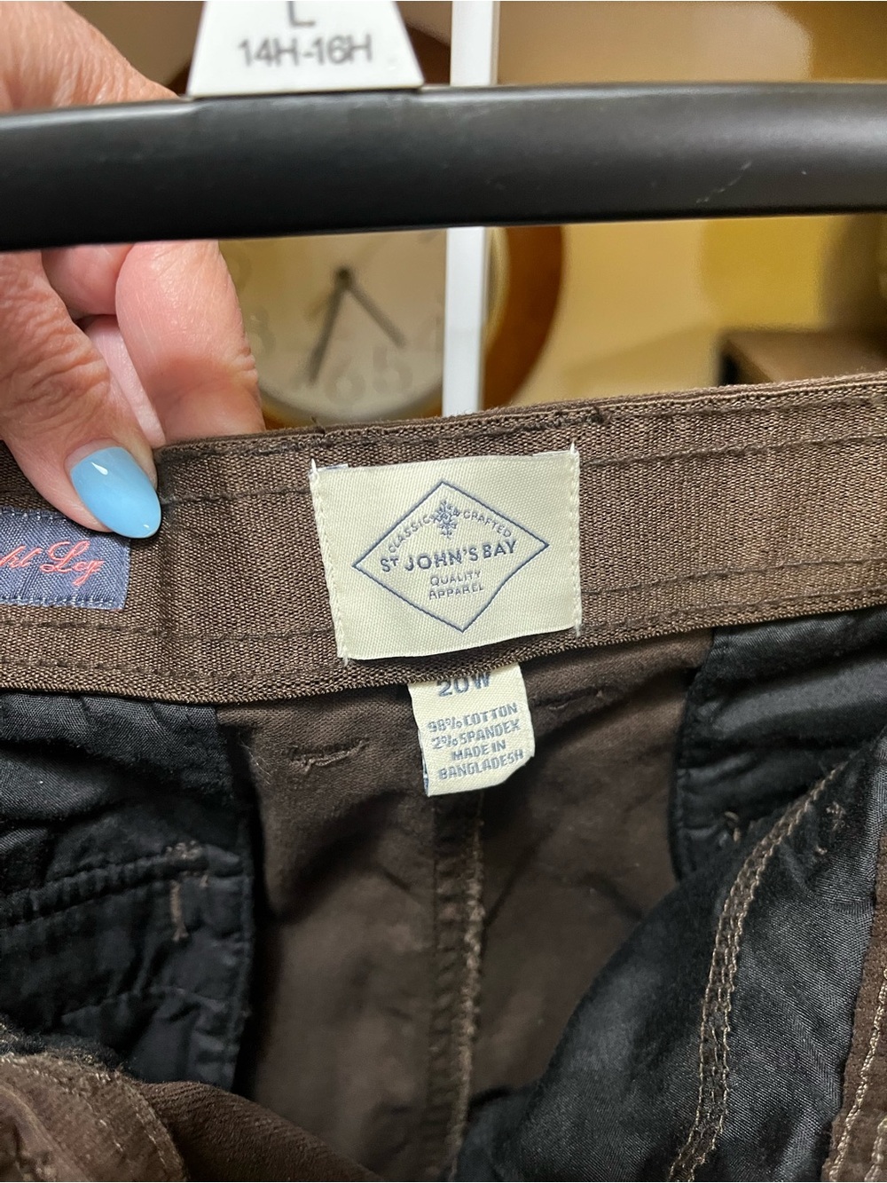 St. John's Bay Dark Brown Women's Pants